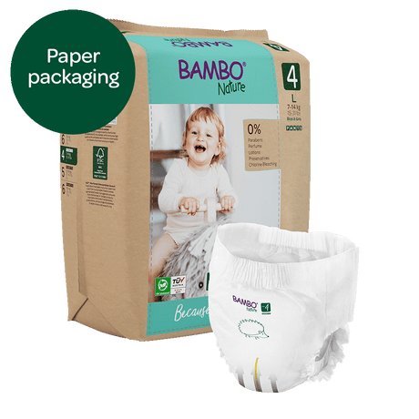 Bambo Nature ECO-Friendly Training Pants, Size 4, 15-31 Lbs (Pack of 5) - Cozy Farm 