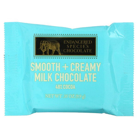 Bars  Endangered Species Chocolate (Pack of 250) - Milk Chocolate Smooth & Creamy 0.35 Oz Bars - Cozy Farm 
