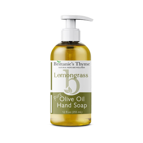 Brittanie's Thyme Lemongrass Tea Hand Soap Basics (6 Pack, 12 Oz Each) - Cozy Farm 