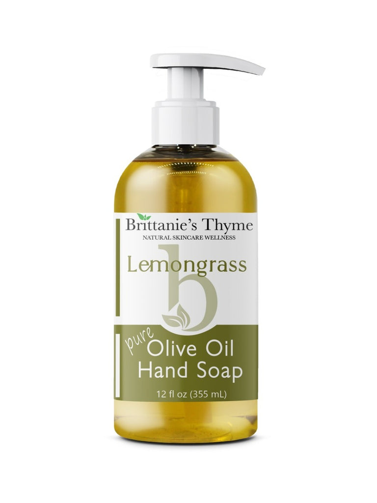 Brittanie's Thyme Hand Soap Liquid Lemongrass (Pack of 6 - 12 Fl Oz) - Cozy Farm 
