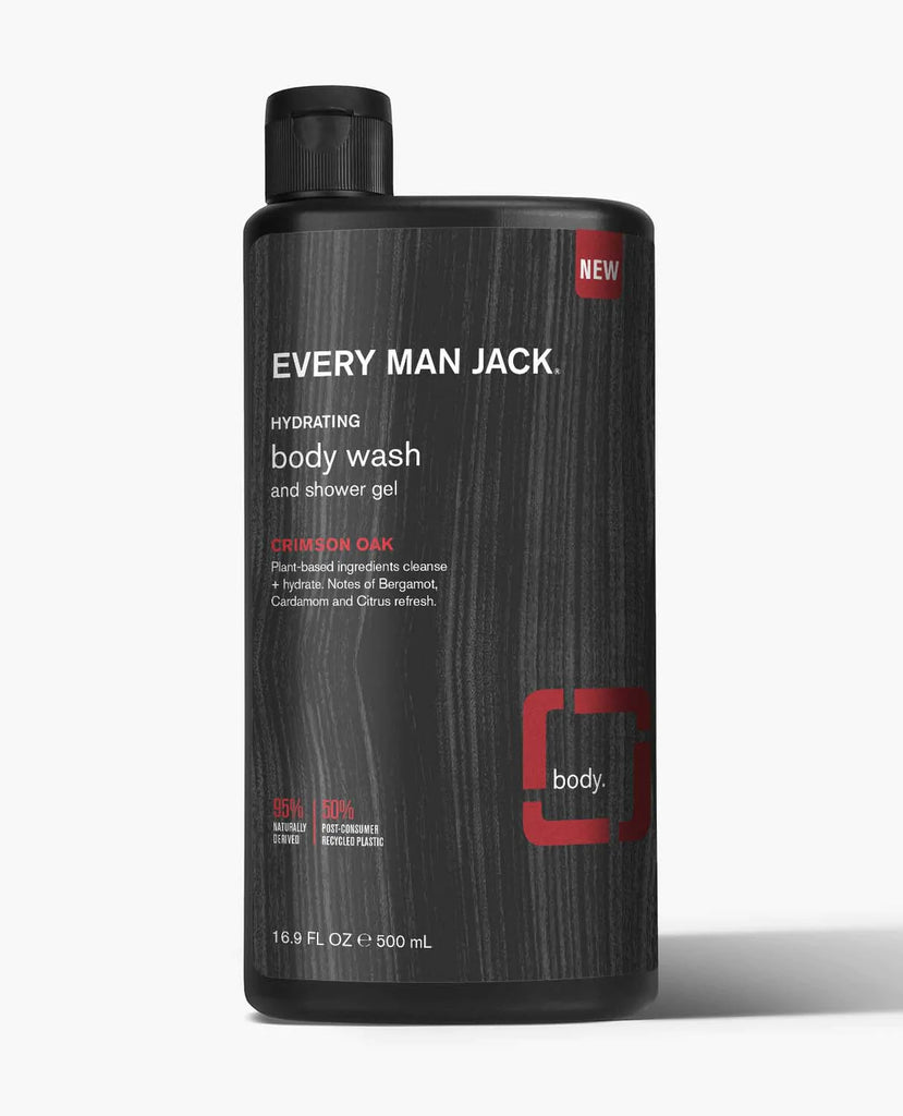 Every Man Jack Body Wash Crimson Oak  - 16.9 Fl Oz - Cozy Farm 