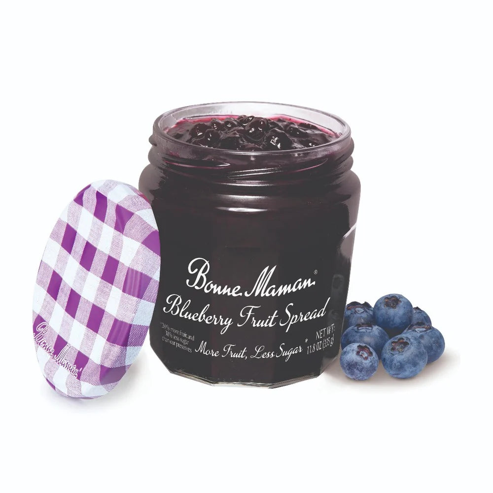 Bonne Maman Blackberry Jelly - 13 Oz - Pack of 6 - Gourmet Fruit Spread