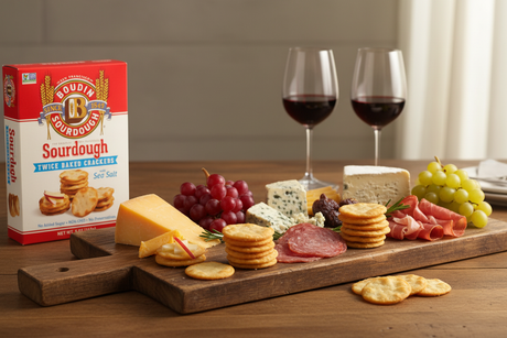 Boudin Sourdough Crackers Charcuterie Board