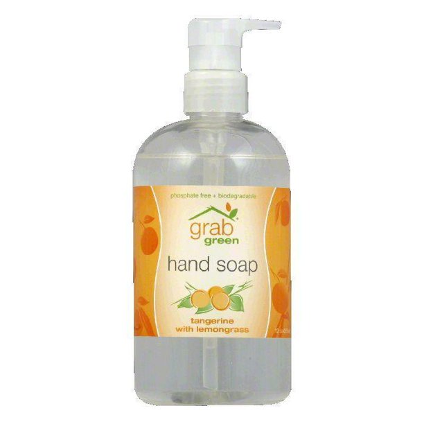 Grab Green Hand Soap Tang with Lemongrass - Case of 6 - 12 Fl.oz - Cozy Farm 
