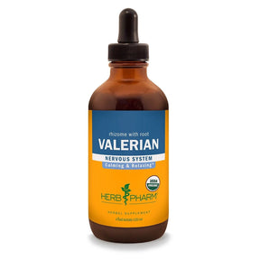 Herb Pharm - Organic Valerian Root Extract, 4 oz - Natural Sleep Aid