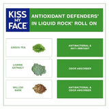 Kiss My Face Rock Roll-on Deodorant, Fragrance-Free, 3 Fl Oz