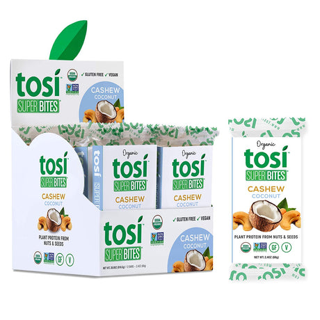 Tosi Superbites Coconut Chocolate - 2.4 Oz, Pack of 12 - Cozy Farm 