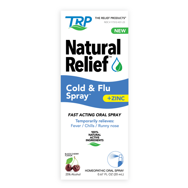 Trp Company - Cold & Flu Spray, 0.67 fl oz (Each) - Natural Relief Remedy