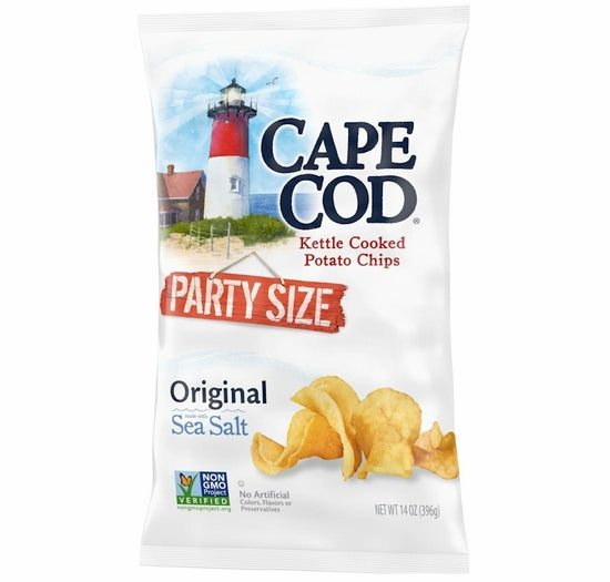 Cape Cod - Original Potato Chips, 14 oz (Pack of 9) - Gluten-Free Kosher