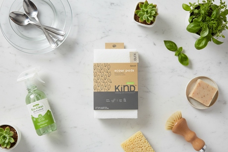Casabella Kind Scour Pads Flat Lay