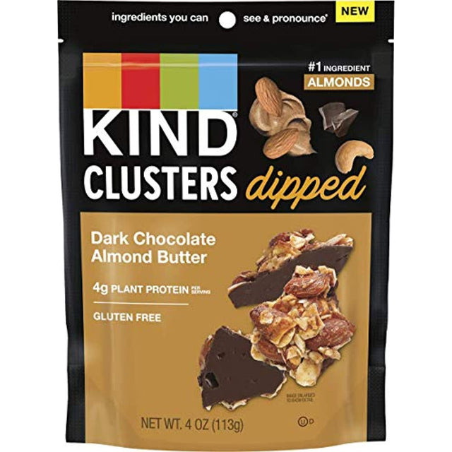 Kind Cluster Dark Chocolate Almond Butter - 8-Pack, 4 Oz - Cozy Farm 
