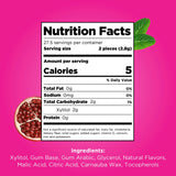 PUR Gum Pomegranate Mint, Sugar-Free, 2.72 oz, Pack of 12