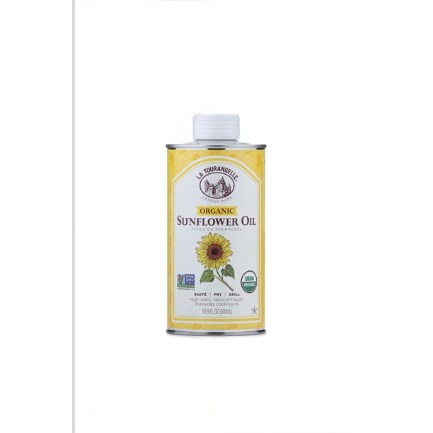 La Tourangelle USDA Organic Sunflower Oil - 16.9 Fl. Oz - Case of 6 - Cozy Farm 