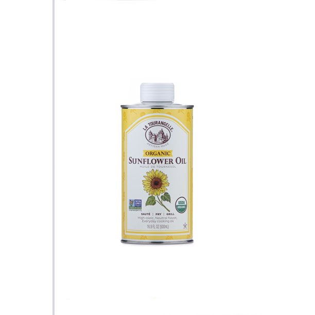 La Tourangelle Organic Sunflower Oil - 16.9 Fl. Oz - Case of 6 - Cozy Farm 