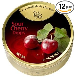 Cavendish & Harvey - Fruit Tin Cherry - Case Of 12 - 12 Oz - Cozy Farm 