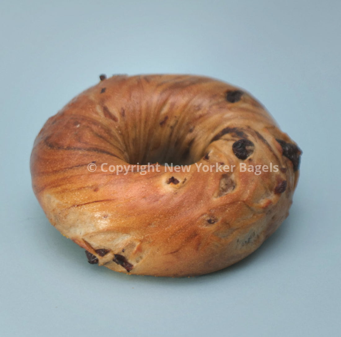 New York Cinnamon Raisin Bagels, Fresh Hand-Rolled NYC Bagels, Gift Box