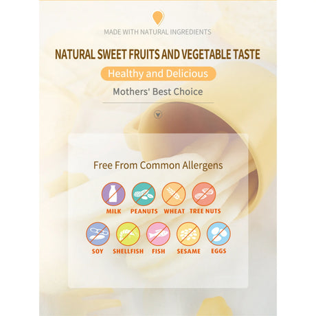 Hot Kid Baby Mum Banana Rice Biscuit, Pack of 6, 1.76 Oz