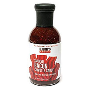B.bob's Smoked Bacon Chipotle Sauce - Case of 6, 15.25 oz. Each - Cozy Farm 