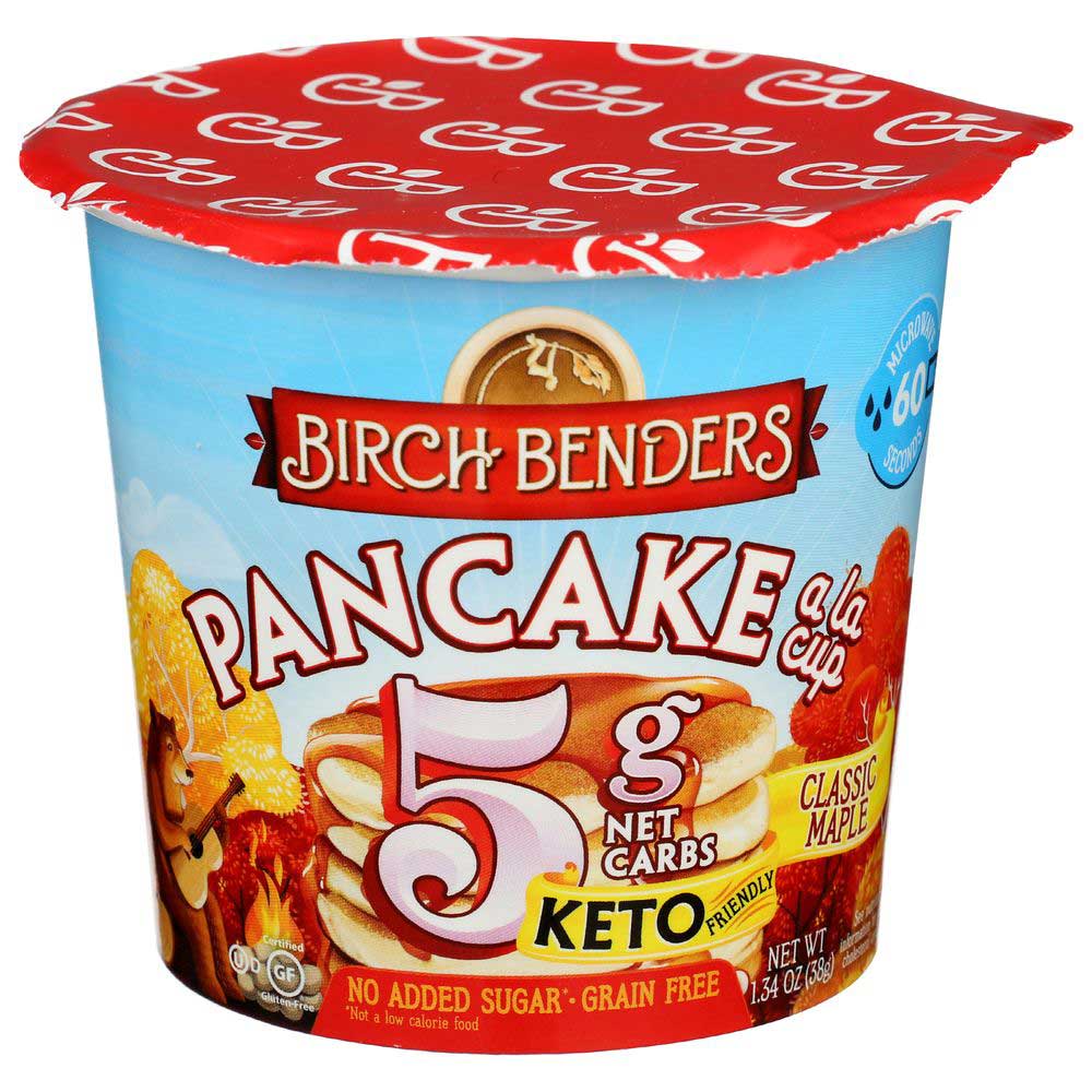 Birch Benders - Pancake A La Cup Classic Maple - Case Of 8-1.34 Oz - Cozy Farm 
