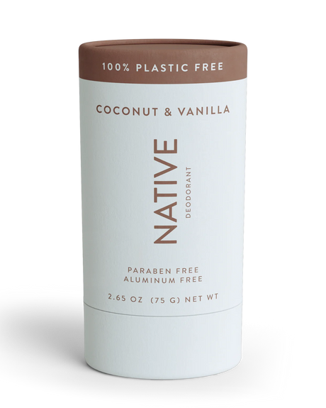 Wild Cosmetics - Deodorant, Coconut Vanilla Scent, Refillable, Purple, 1.4 oz - Cozy Farm 