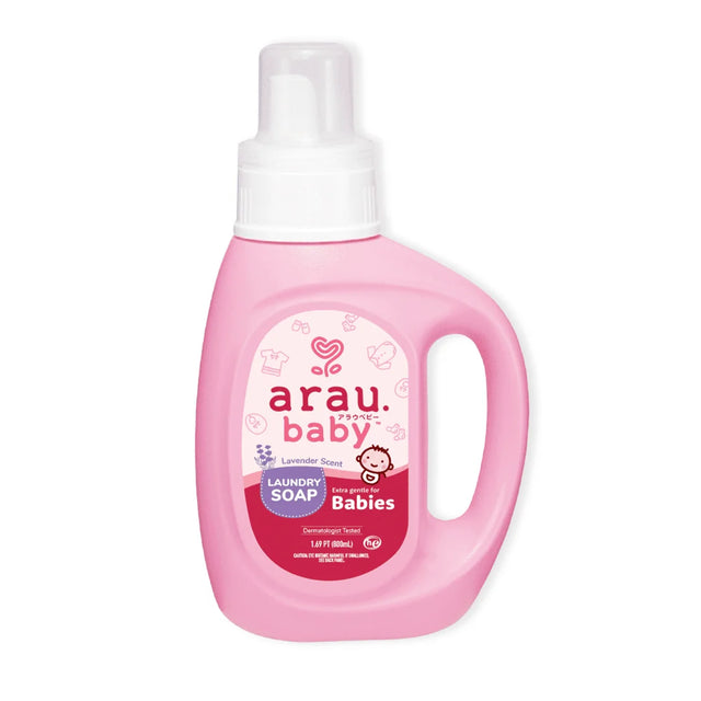 Arau.baby - Baby Laundry Soap, 1.69 pt (Pack of 8) - Gentle Plant-Based