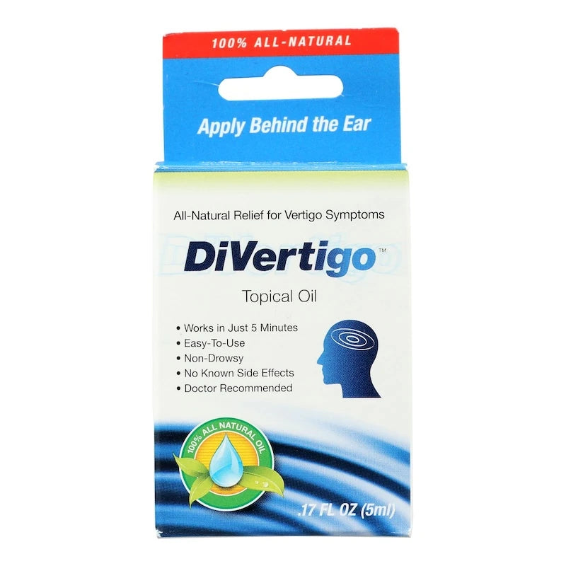 DiVertigo - Essential Topical Oil Blend for Vertigo & Dizziness Relief (0.17 fl oz) - Cozy Farm 