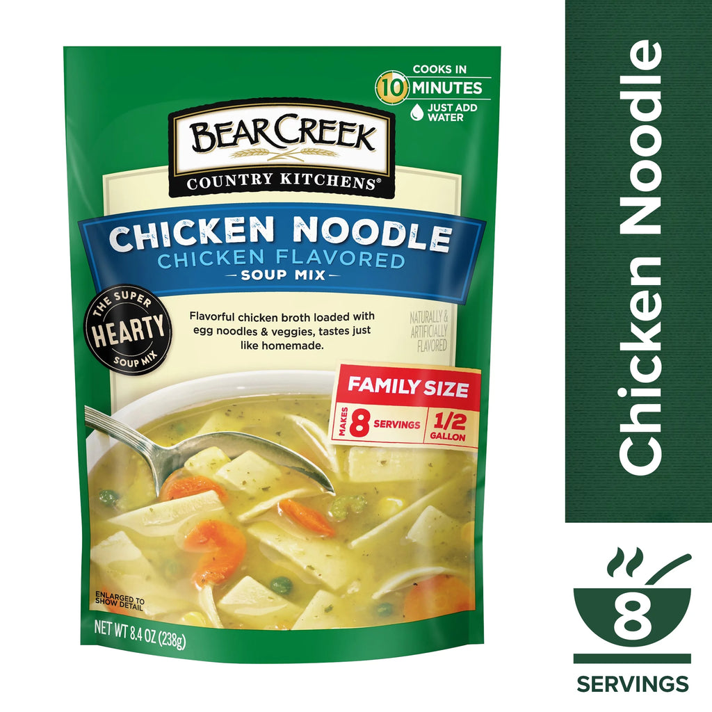 Bear Creek - Soup Mix Chicken Noodle - Case Of 6-8.4 Oz - Cozy Farm 