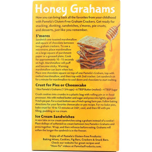 Pamela's Honey Graham Crackers, Whole Grain, 6 Pack, 7.5 Oz.