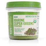 Bare Organics - Marine Super Greens Blend, 8 oz - Organic Spirulina Chlorella Kelp