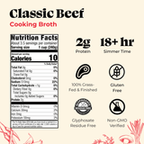 Kettle & Fire Low Sodium Beef Broth, 32 oz Cartons (Pack of 8)
