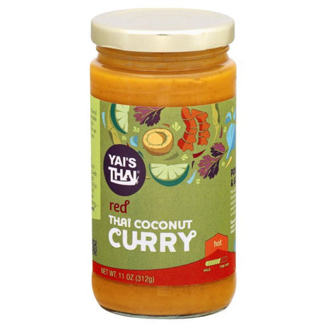 Yai's Thai Red Thai Coconut Curry, 11 Fl Oz - Cozy Farm 