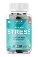 Suku Vitamins - Gummy Buh Bye Stress, 50 Ct - Stress Relief Gummies