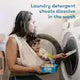 Ecosnext Free and Clear Liquidless Laundry Detergent Sheets, Eco-Friendly, Case of 10 (50 Sheets)