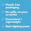Ecosnext Free and Clear Liquidless Laundry Detergent Sheets, Eco-Friendly, Case of 10 (50 Sheets)