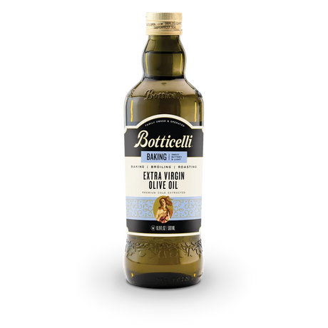 Botticelli - Extra Virgin Olive Oil for Baking, 16.9 fl oz (Pack of 6) - Dairy, Wheat, Yeast-Free