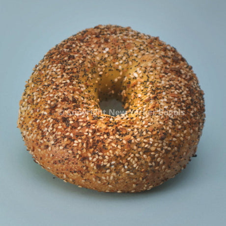 New York Egg Everything Bagels, 2 Dozen, Fresh Hand-Rolled NYC Bagels