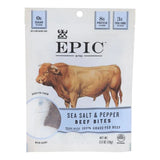 Epic Bites Simply Beef Salt & Pepper - Case of 8 - 2.5 Oz - Cozy Farm 