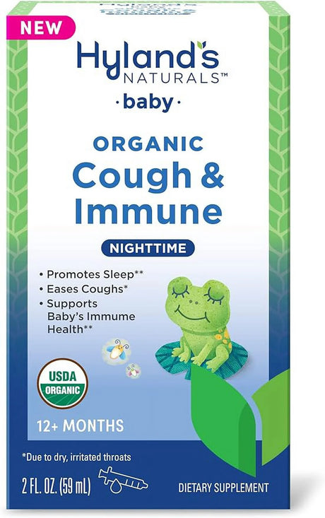 Hyland's - Baby Organic Cough & Immune Nighttime, 2 fl oz - Natural Relief
