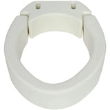 Carex Elongated Raised Toilet Seat - Elevated Riser for Standard & Elongated Toilets - 300 lb Capacity