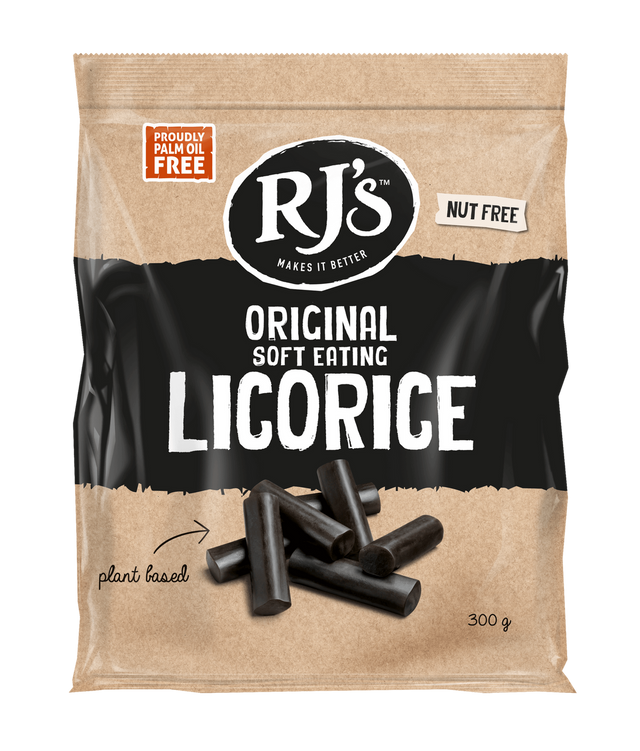 RJ's Licorice Soft Eating Licorice - Original Flavor - 7.05 Oz. Pack of 8 - Cozy Farm 