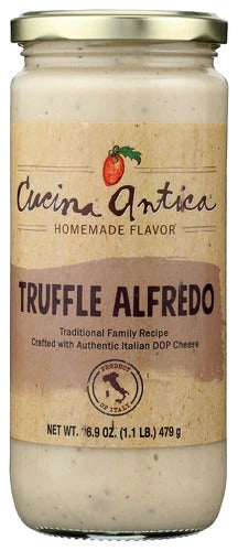Cucina Antica Black Truffle Alfredo Sauce (6 - 8.5 oz.) Gluten-Free & Keto - Cozy Farm 