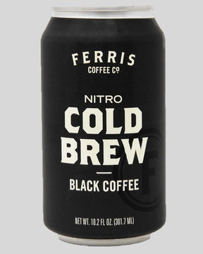 Ferris Nut Co. - Nitro Cold Brew Coffee, 10.2 fl oz (12 Count) - Canned Coffee Drinks