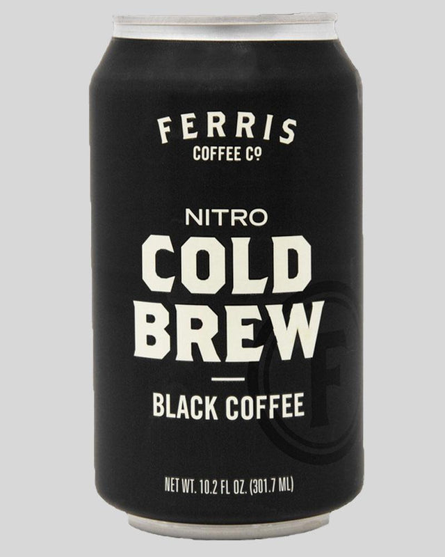Ferris Nut Co. - Nitro Cold Brew Coffee, 10.2 fl oz (12 Count) - Canned Coffee Drinks
