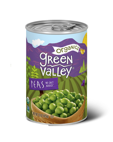 Green Valley Organics Sweet Peas, 12-15 Oz Pack - Cozy Farm 