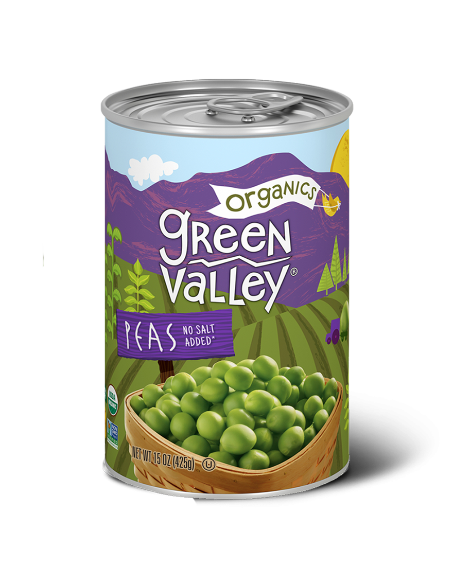 Green Valley Organics Sweet Peas, 12-15 Oz Pack - Cozy Farm 