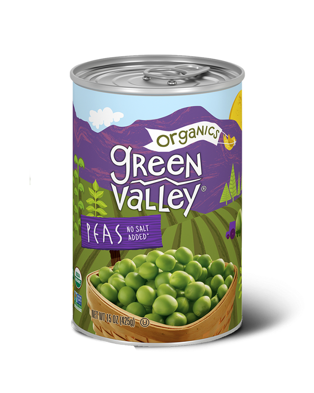 Green Valley Organics Sweet Peas, 12-15 Oz Pack - Cozy Farm 