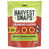 Harvest Snaps Crunch Loops Sour Cream & Onion, 12 x 2.5 oz Bags