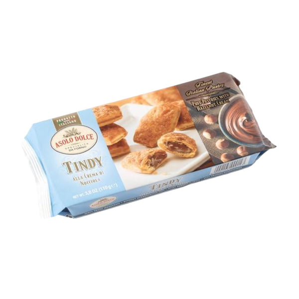 Asolo Dolce Tindy Hazelnut Cream Puff Pastry, 110g