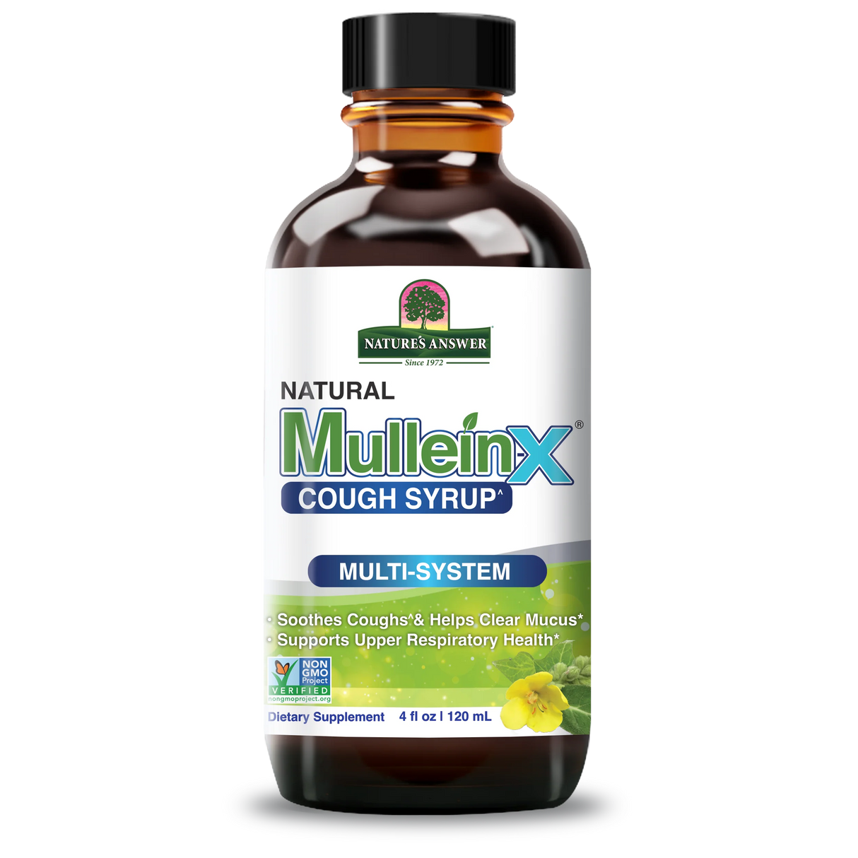 Nature's Answer Mullein-X Multi-System Cough Syrup, 4 fl oz