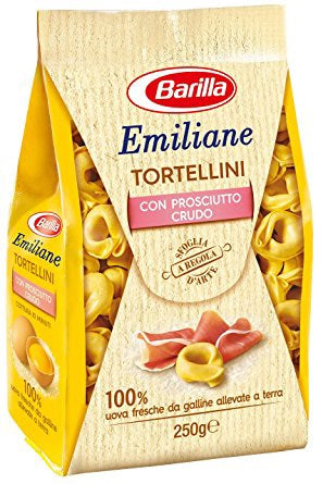 Barilla Emiliane Tortellini with Prosciutto Crudo, 250g
